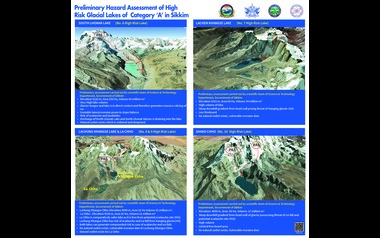 Preliminary Hazard Assessment of High Risk Glacial lakes of Category A in Sikkim 03